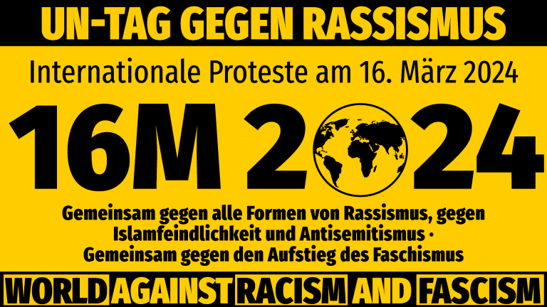 Wir teilen den Aufruf von Aufstehen gegen Rassismus, anlässlich der UN-Wochen gegen Rassismus und Faschismus auf die Straße zu gehen
