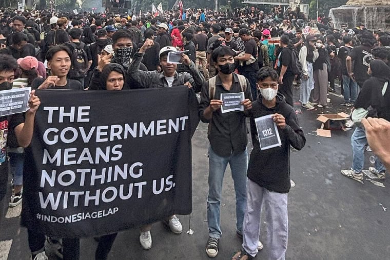 Protest der Gen Z In Indonesien